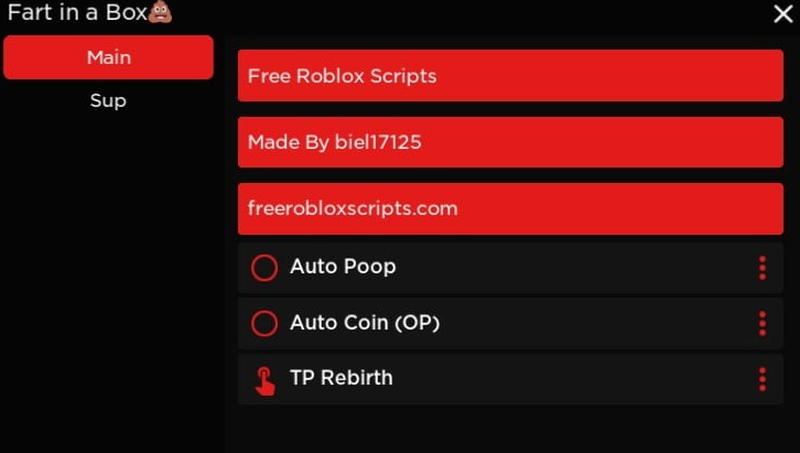 Roblox Fart in a Box Script